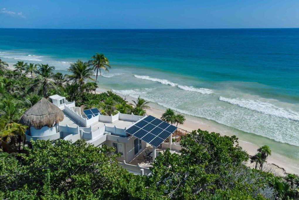 Luxury 5-Br Beachfront Home In Tulum Casa Sofia Gato المظهر الخارجي الصورة