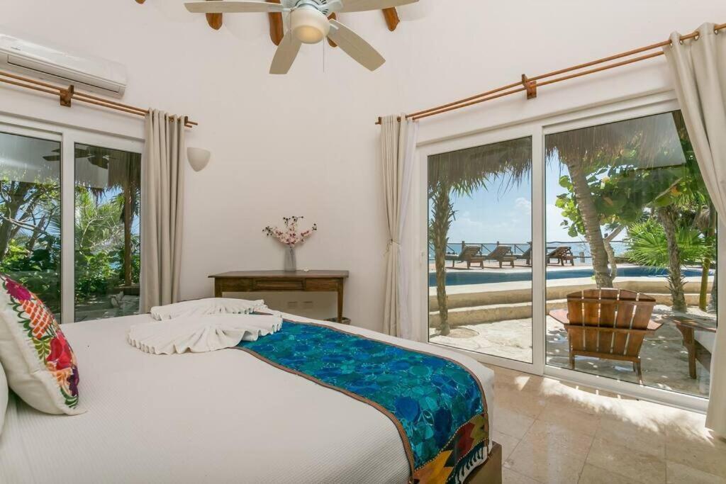 Luxury 5-Br Beachfront Home In Tulum Casa Sofia Gato المظهر الخارجي الصورة